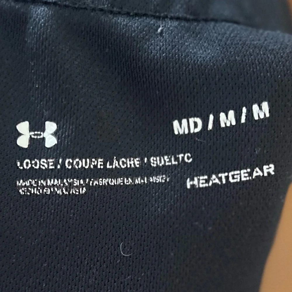 Under Armour Women's Athletic Shorts in Black and White - Picture 4 of 4